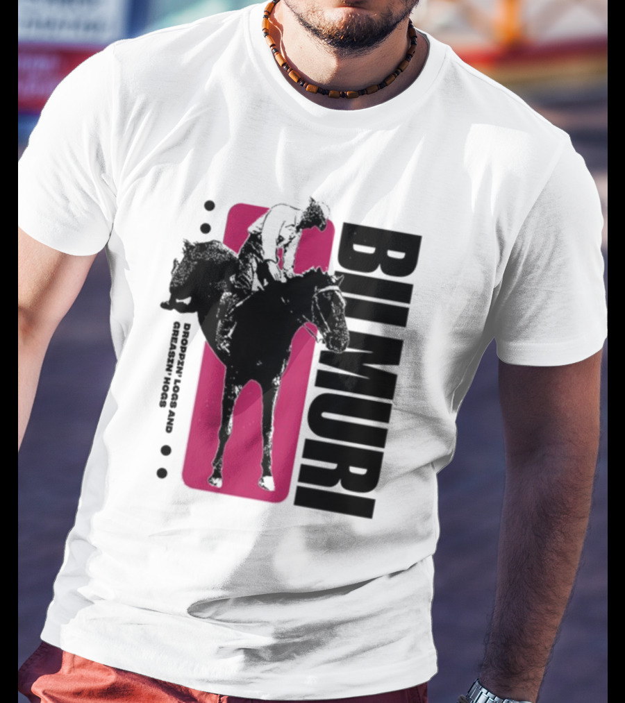 Bilmuri Droopy Loops And Greenish Horse T-Shirt