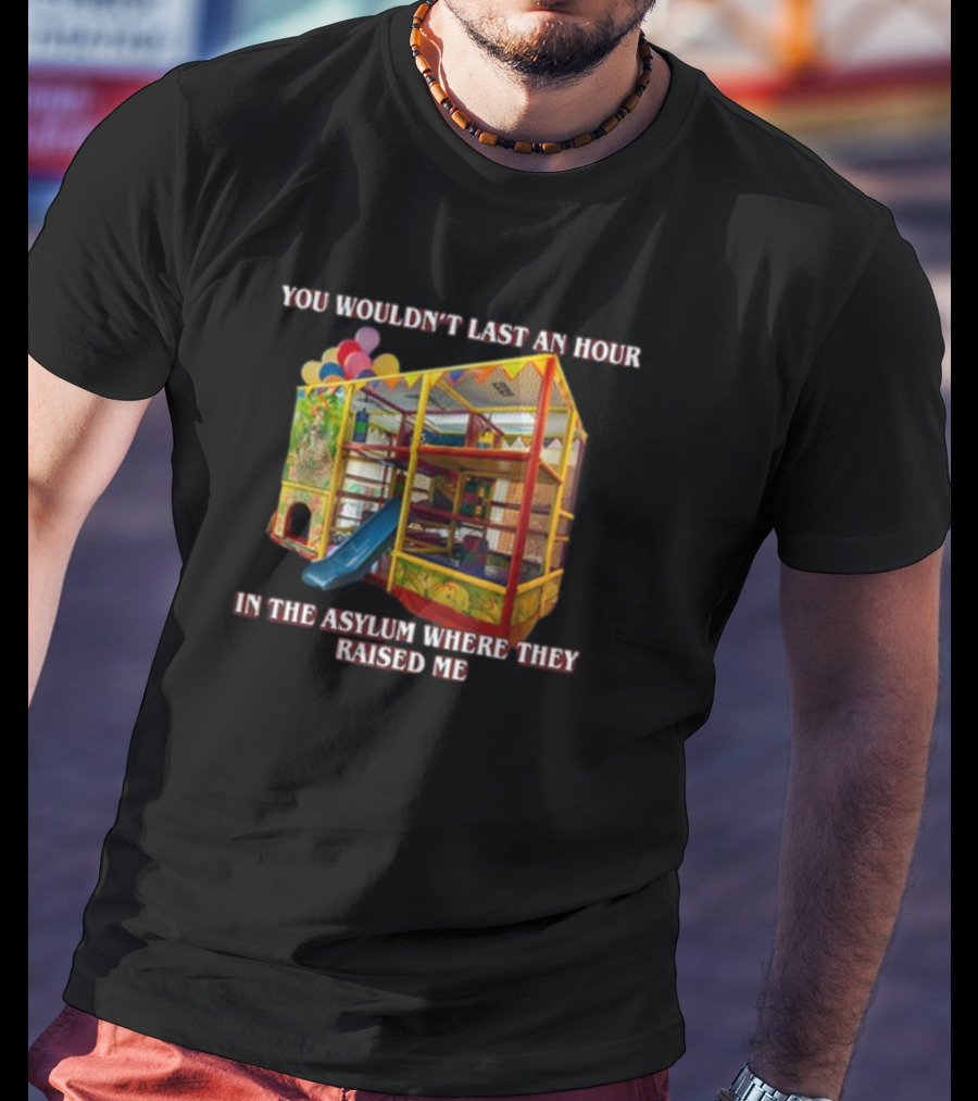 You Wouldn't Last An Hour In The Playhouse Asylum Where They Raised Me T-Shirt