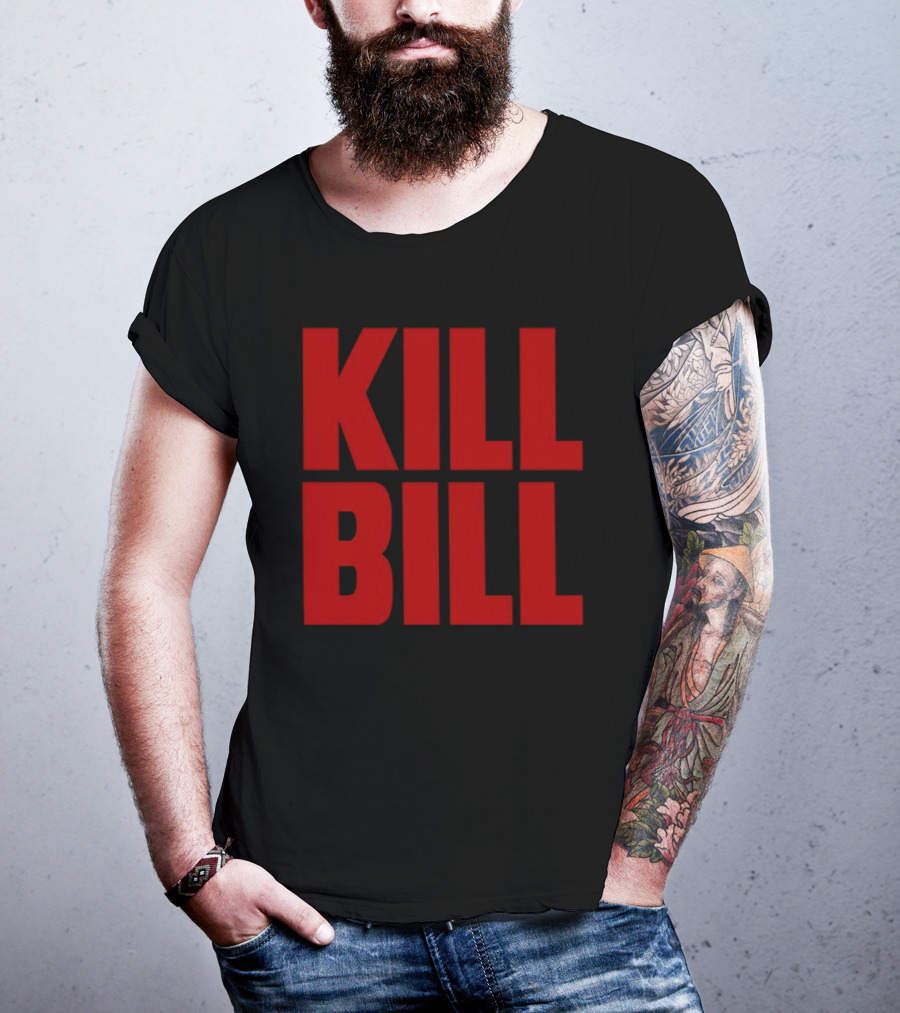 Hunter Schafer Kill Bill Red Block Letters T-Shirt