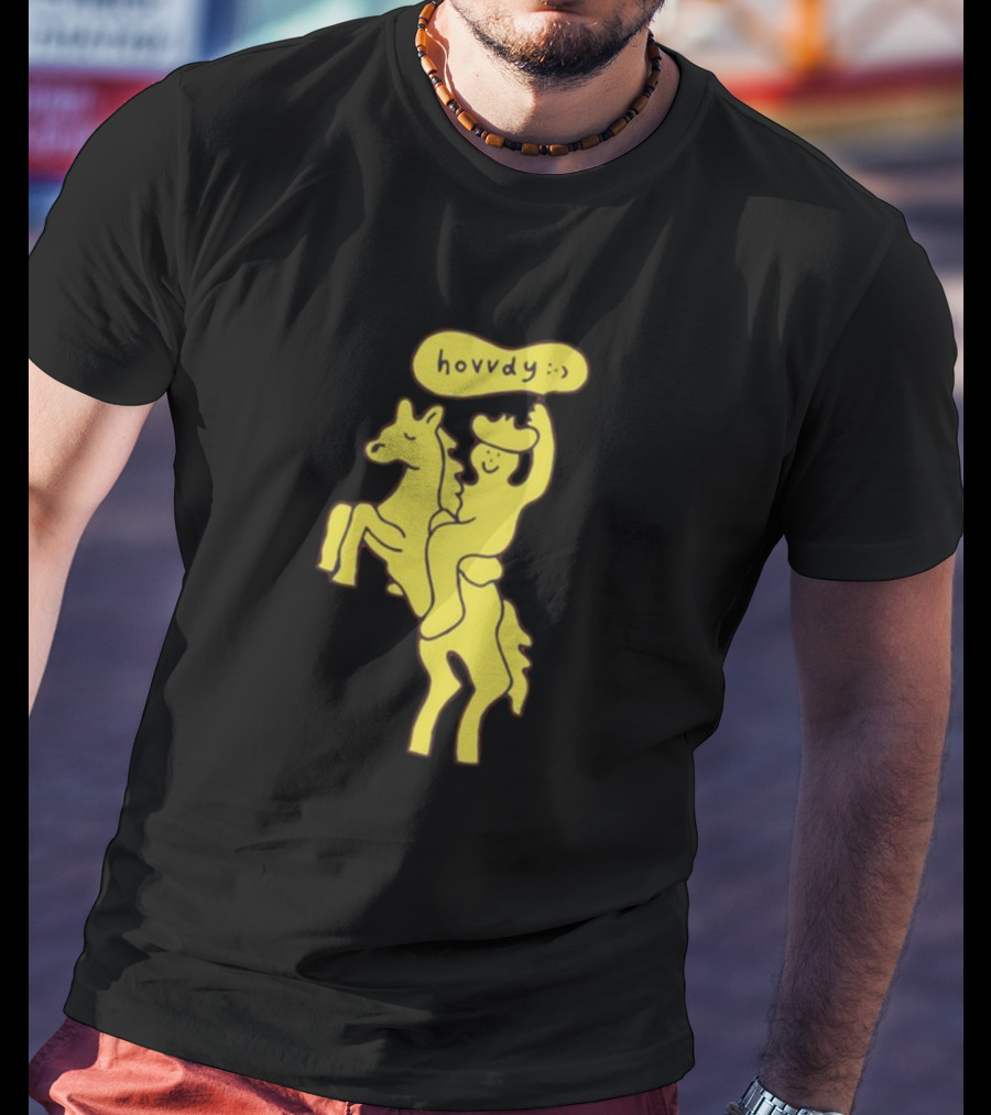 Hovvdy Jcrumb Cowboy On Horseback T-Shirt