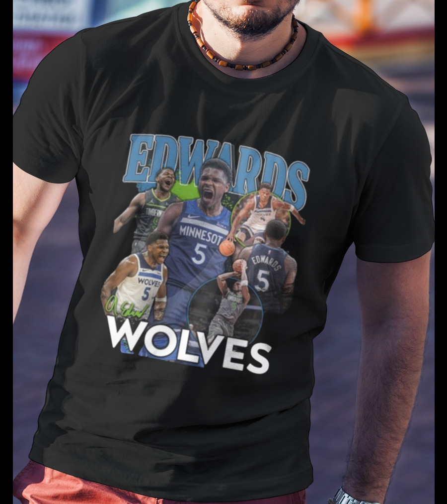 Minnesota Edwards Wolves Basketball Highlights T-Shirt