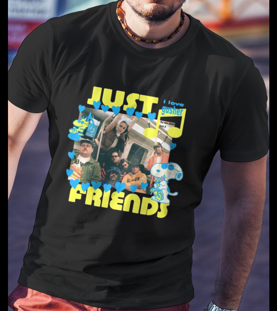 Just Friends Jf Crew I Love Gusher New Album T-Shirt