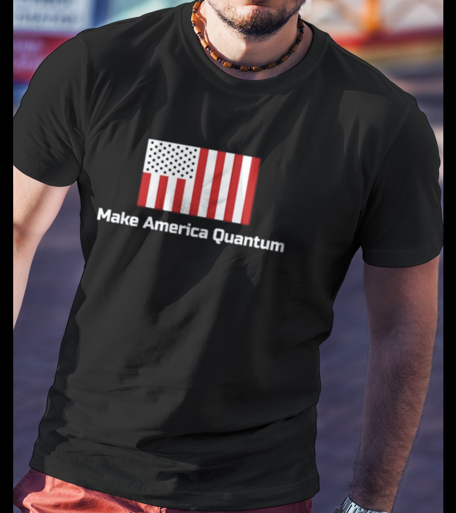 Make America Quantum United States Flag Luke Slywaker T-Shirt