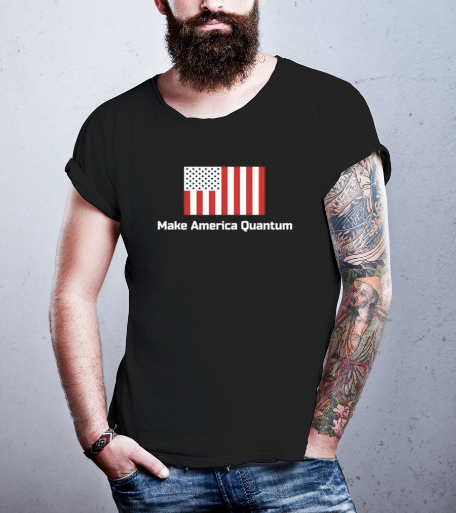 Make America Quantum United States Flag Luke Slywaker T-Shirt