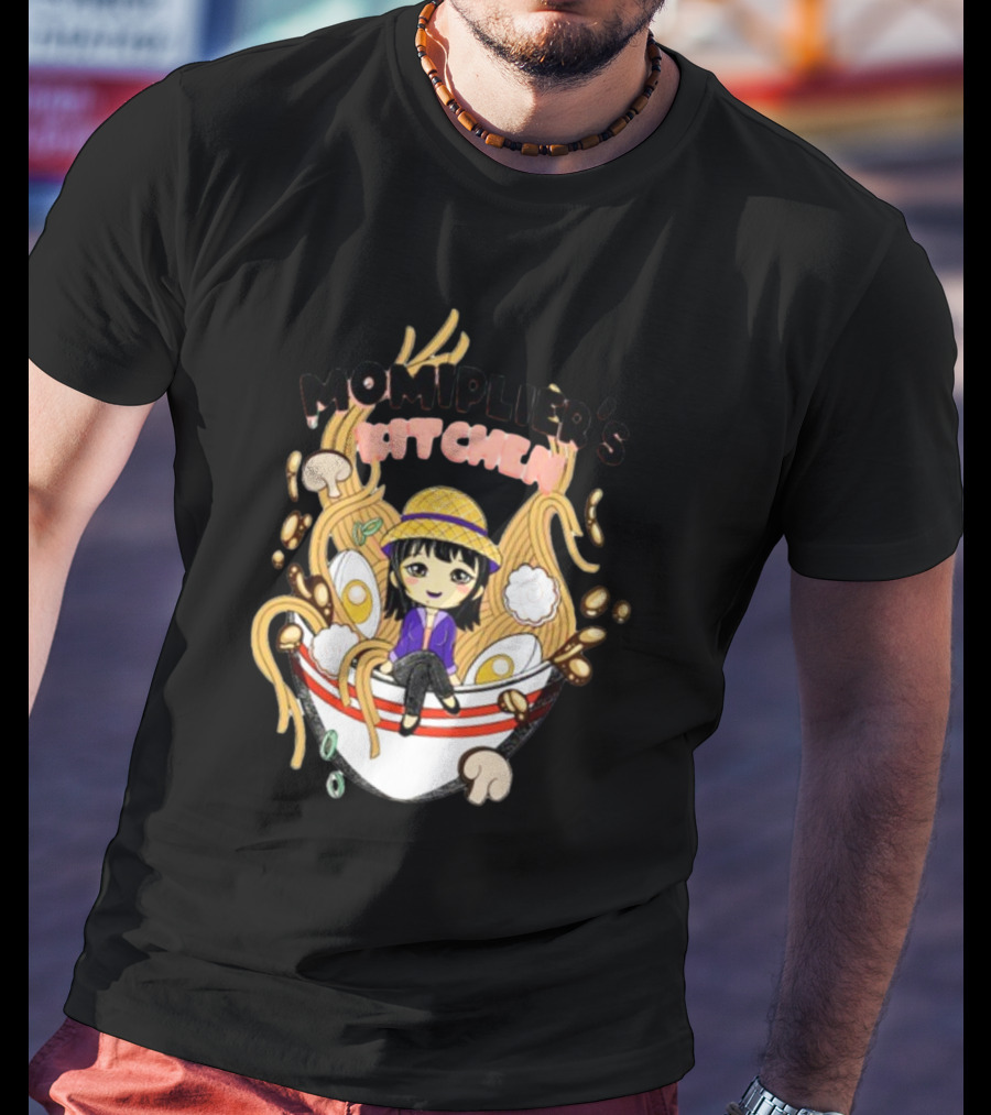 Momiplier's Kitchen Cute Anime Ramen Bowl T-Shirt