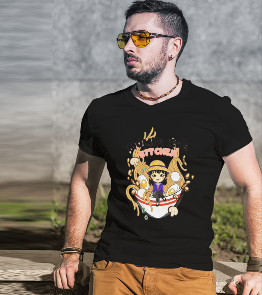 Momiplier's Kitchen Cute Anime Ramen Bowl T-Shirt