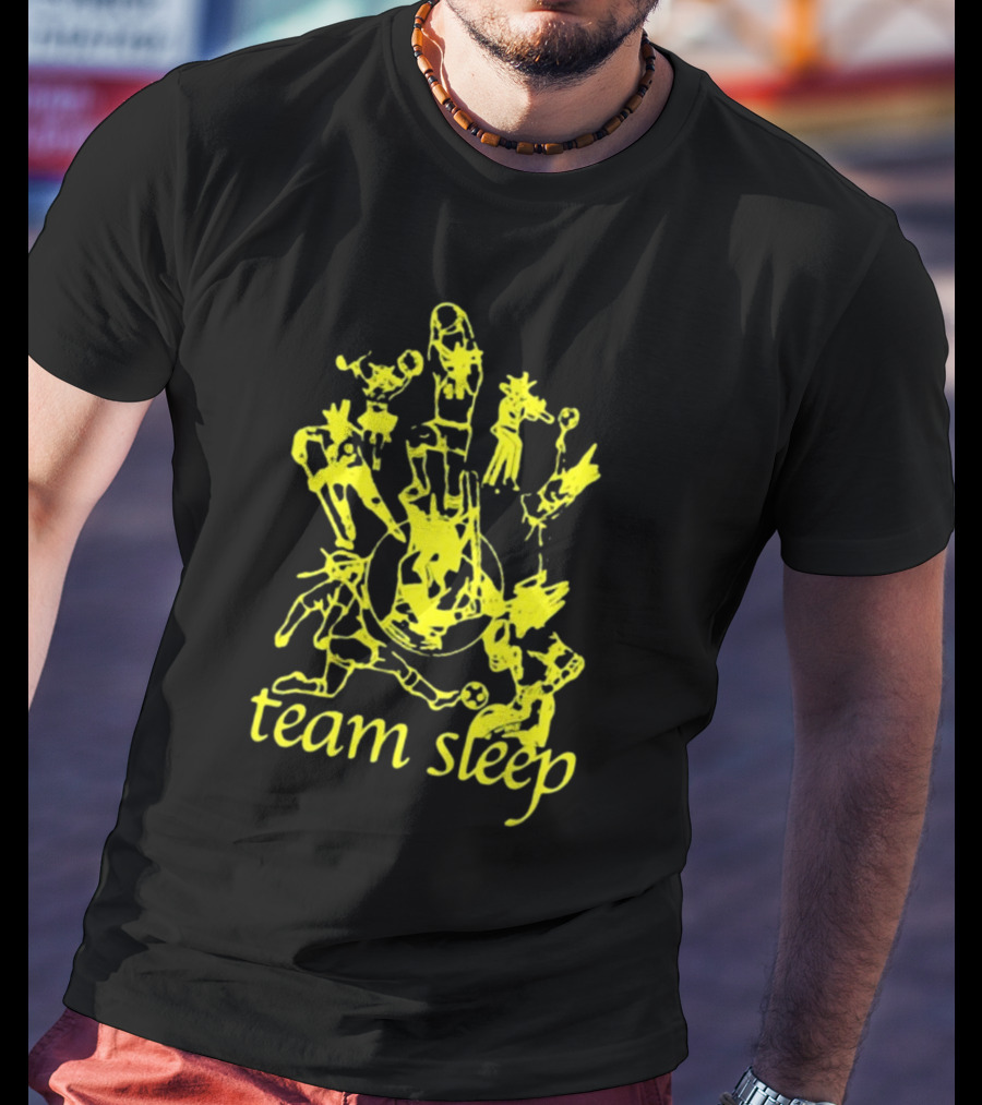 Team Sleep Pee-Chee Sports Figures T-Shirt