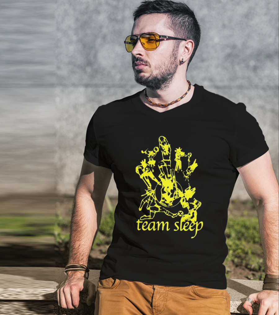 Team Sleep Pee-Chee Sports Figures T-Shirt