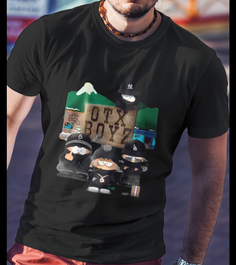 OTX Boyz South Park Parody Yankees Dodgers Mashup T-Shirt