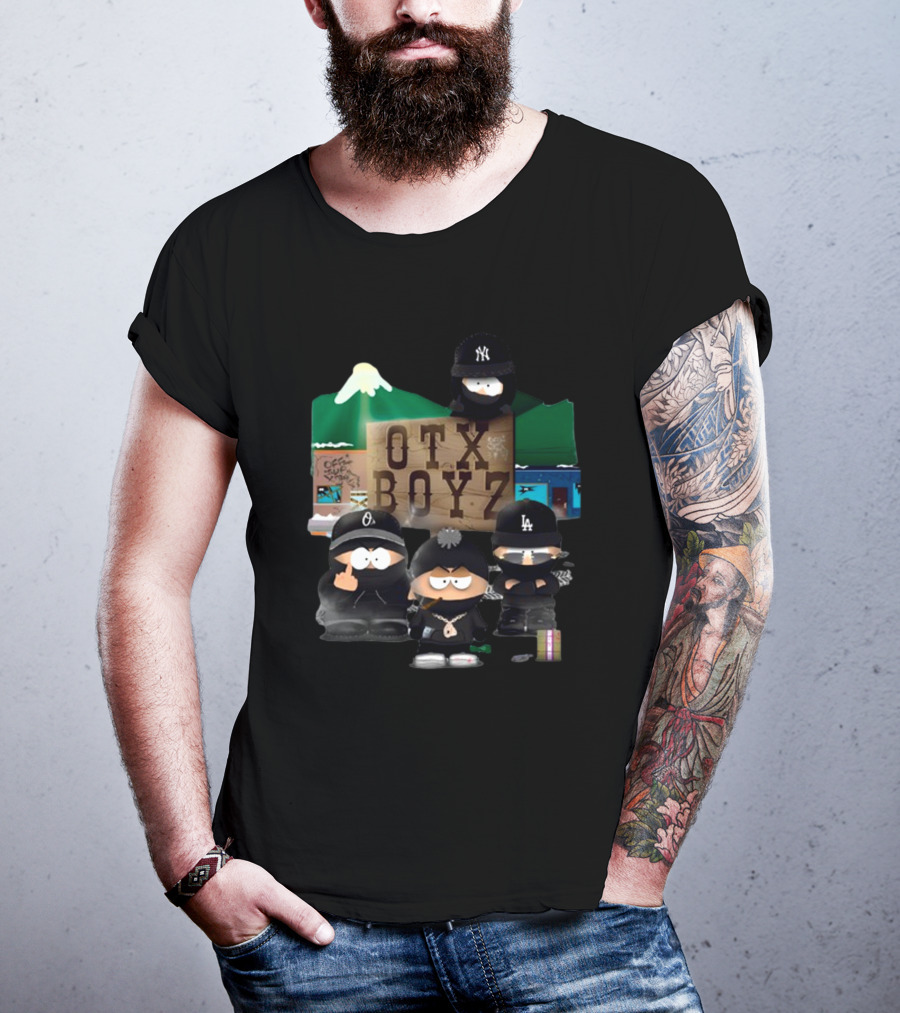 OTX Boyz South Park Parody Yankees Dodgers Mashup T-Shirt