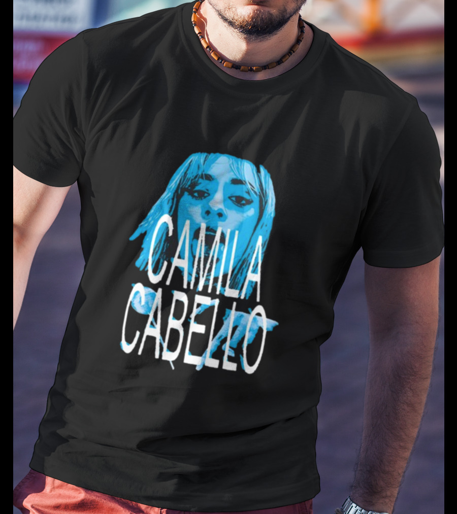 Camila Cabello Blue Portrait Portal Brazil C T-Shirt