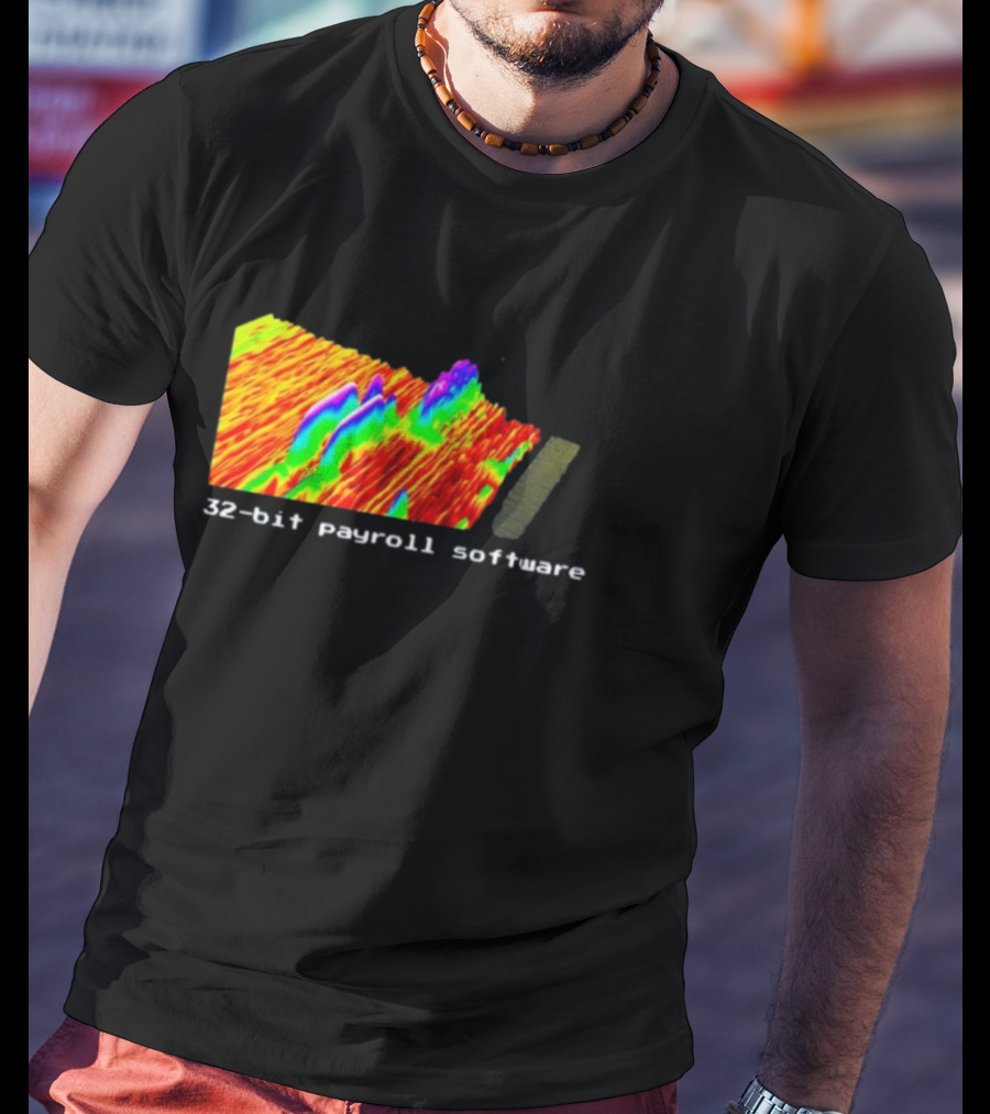 Joinwarp 32-Bit Payroll Software Retro T-Shirt