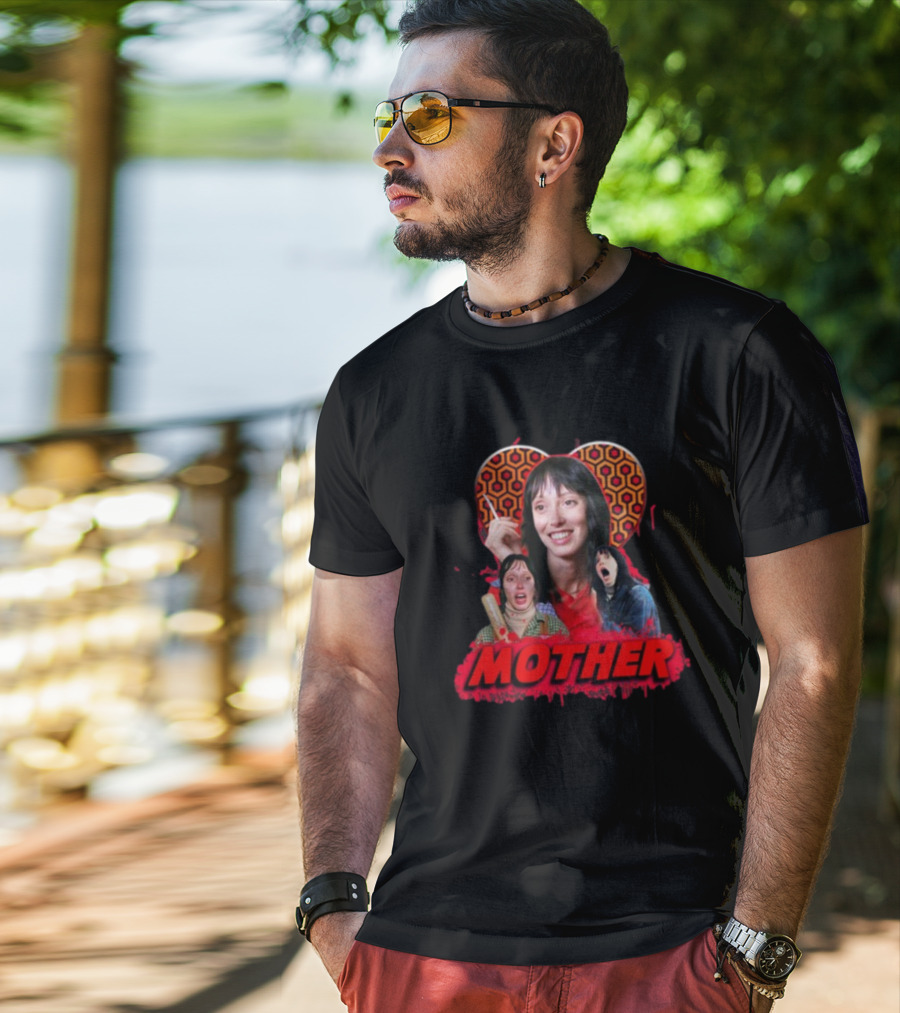 Wendy Torrance Mother Horror Iconic Imagery With Overlook Carpet T-Shirt