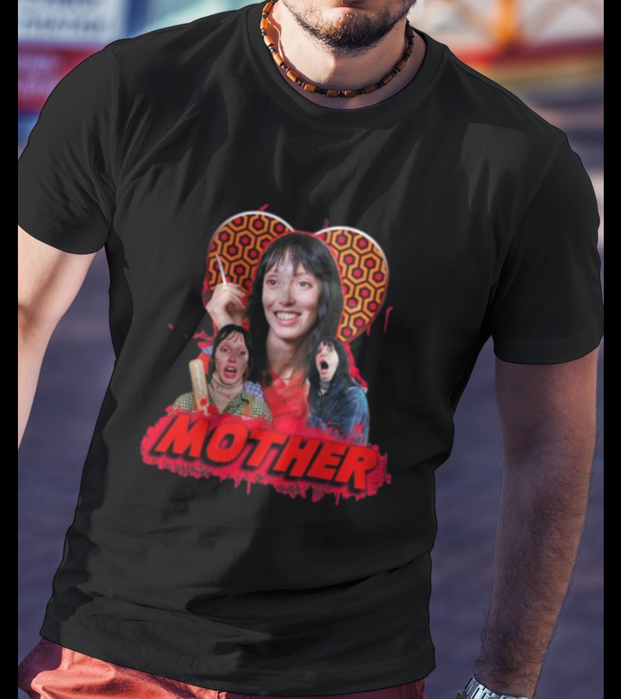 Wendy Torrance Mother Horror Iconic Imagery With Overlook Carpet T-Shirt