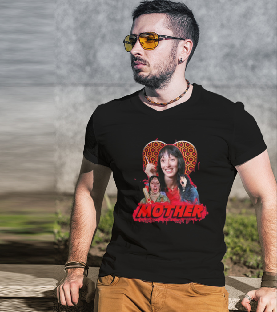 Wendy Torrance Mother Horror Iconic Imagery With Overlook Carpet T-Shirt