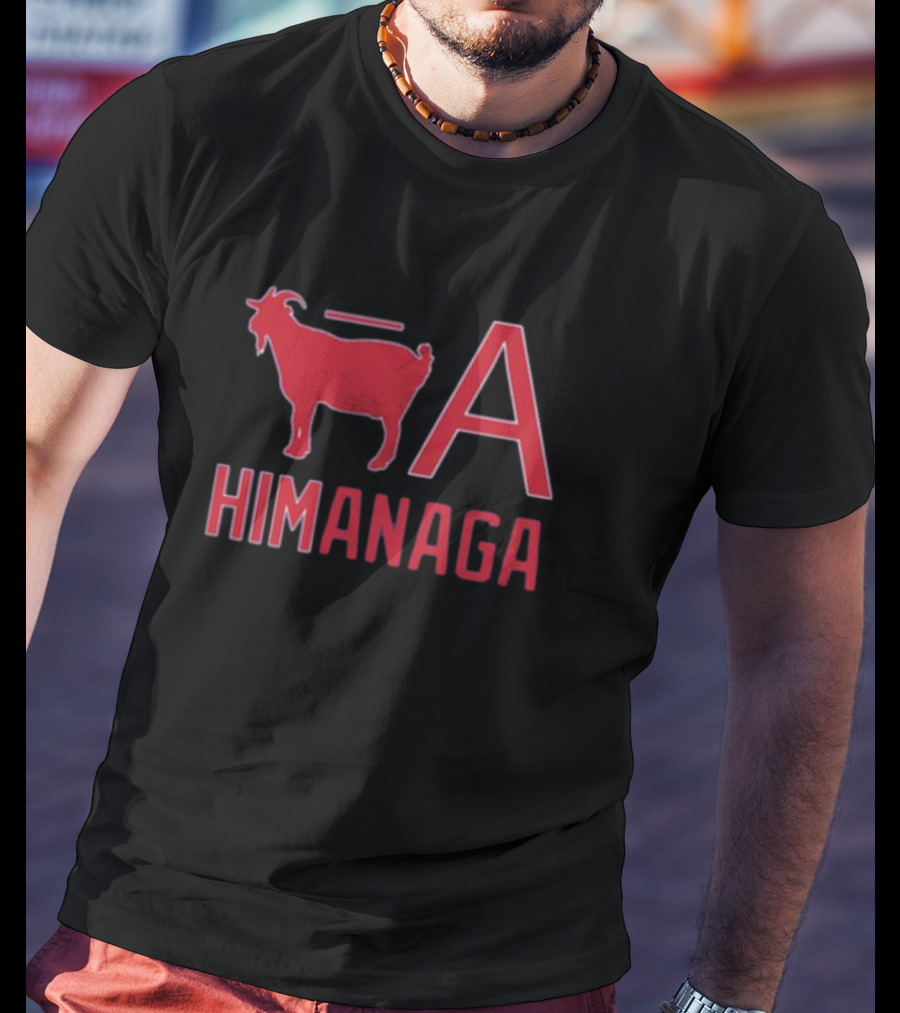 Goat Himanaga Red Silhouette A T-Shirt