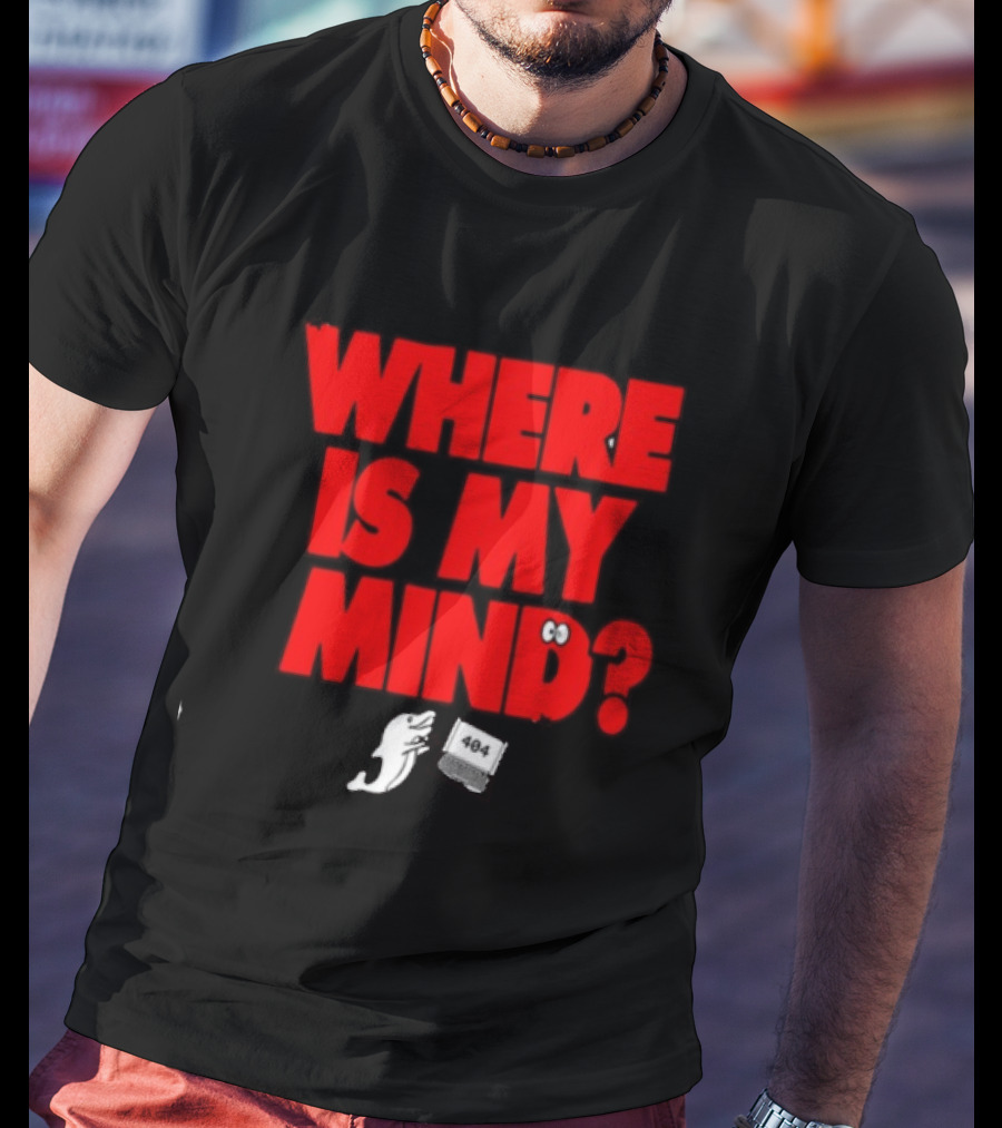 Where Is My Mind 404 Not Found Ghost Laptop T-Shirt