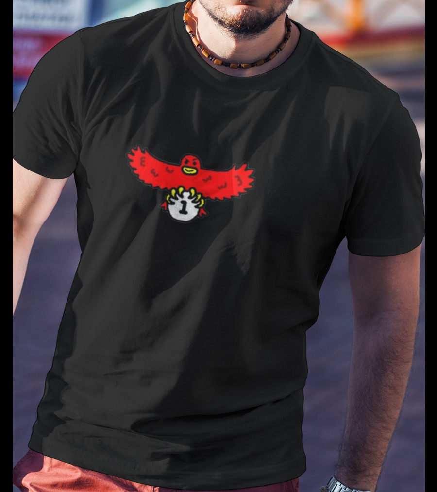 Atlhawks Snatched The #1 Pick Bold Red Bird With Number One T-Shirt