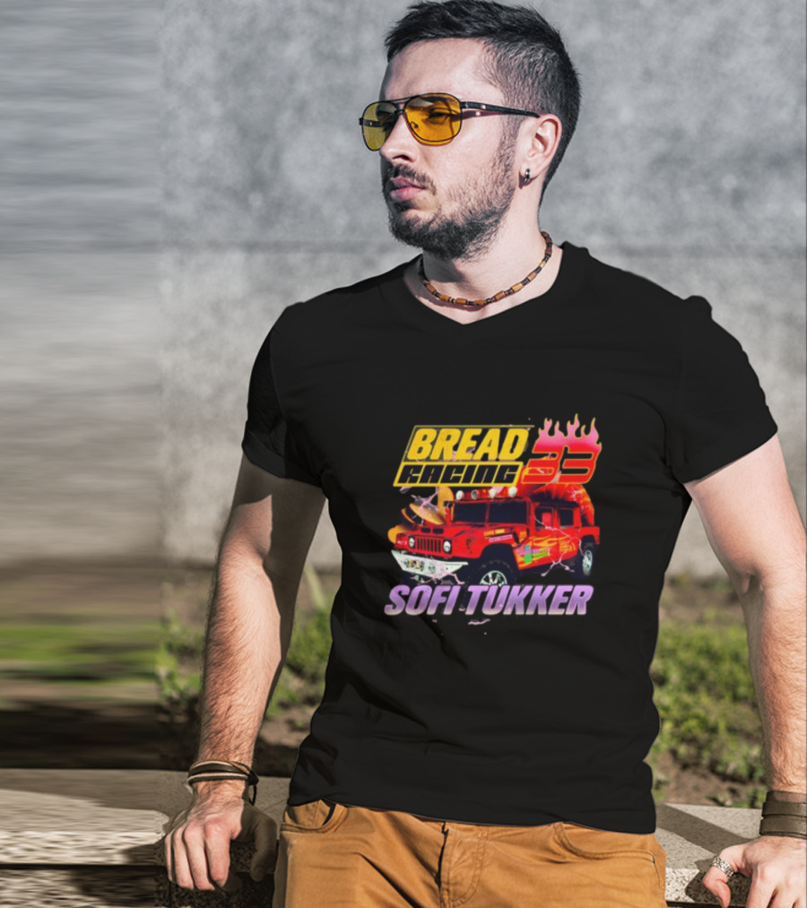 Bread Racing 33 Sofi Tukker Red Hummer With Flames T-Shirt