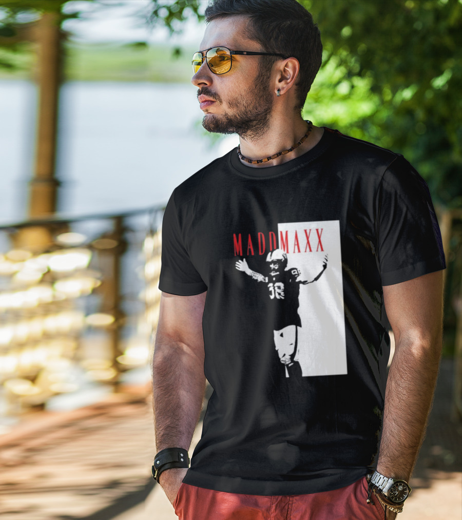 MADD MAXX Football Player T-Shirt