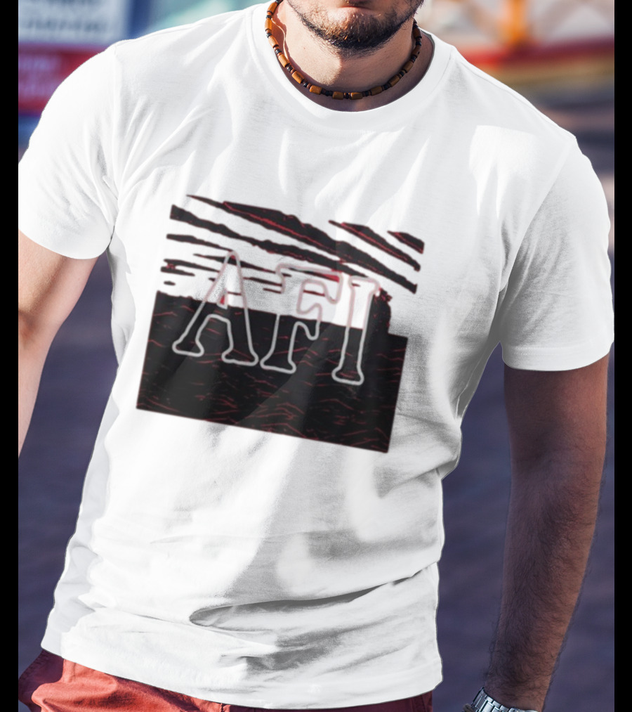 Afireinside AFI Black Sails Striped T-Shirt