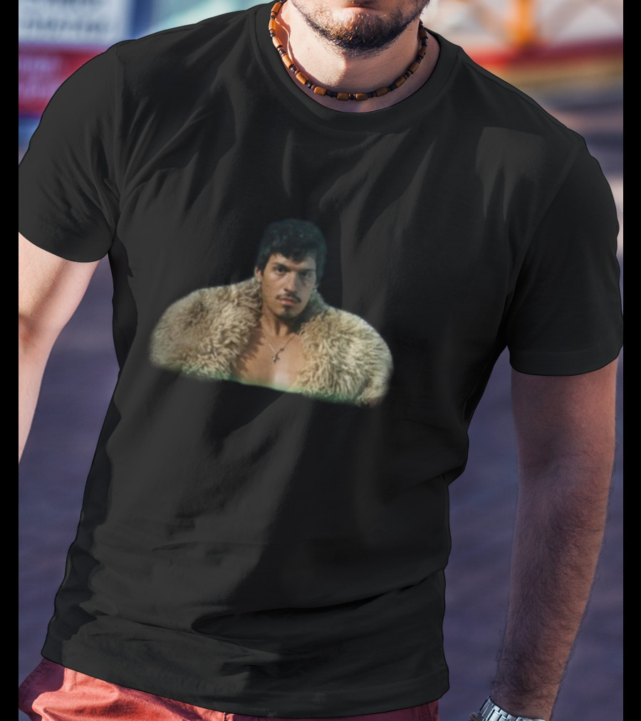 God Said No Iconic Fur Coat Character T-Shirt