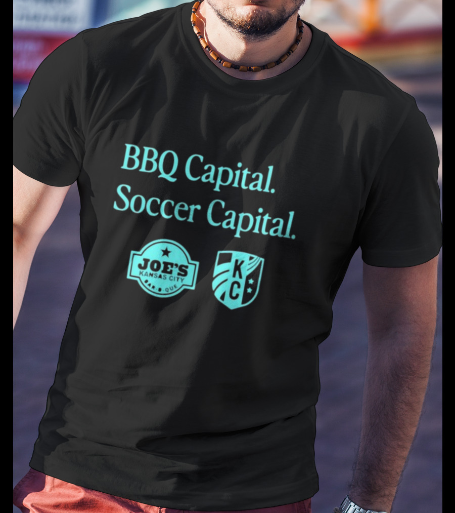 BBQ Capital Soccer Capital Joe's Kansas City KC T-Shirt