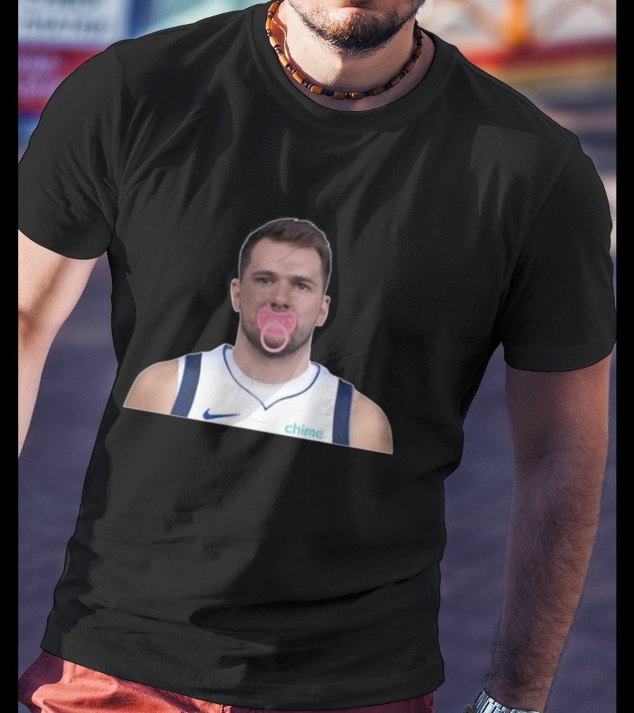 Luka Doncic Pacifier Chime Basketball T-Shirt