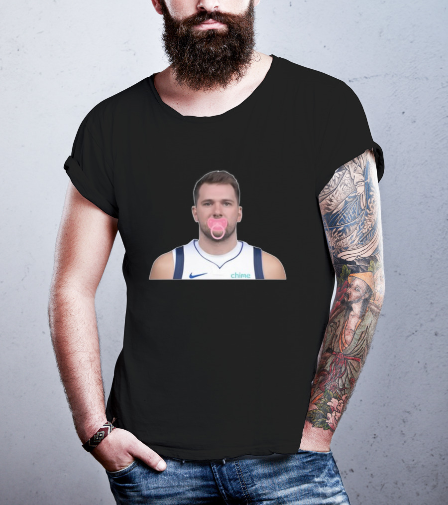 Luka Doncic Pacifier Chime Basketball T-Shirt