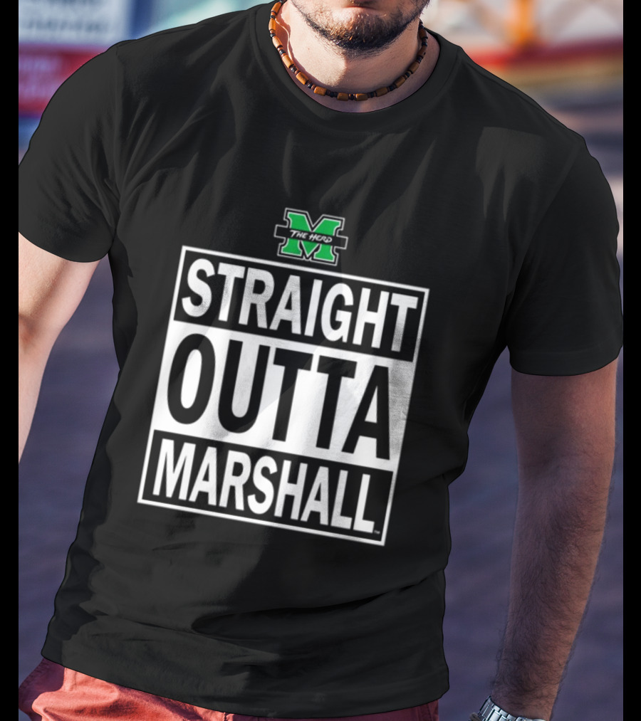 Marshall University Thundering Herd Straight Outta Marshall T-Shirt