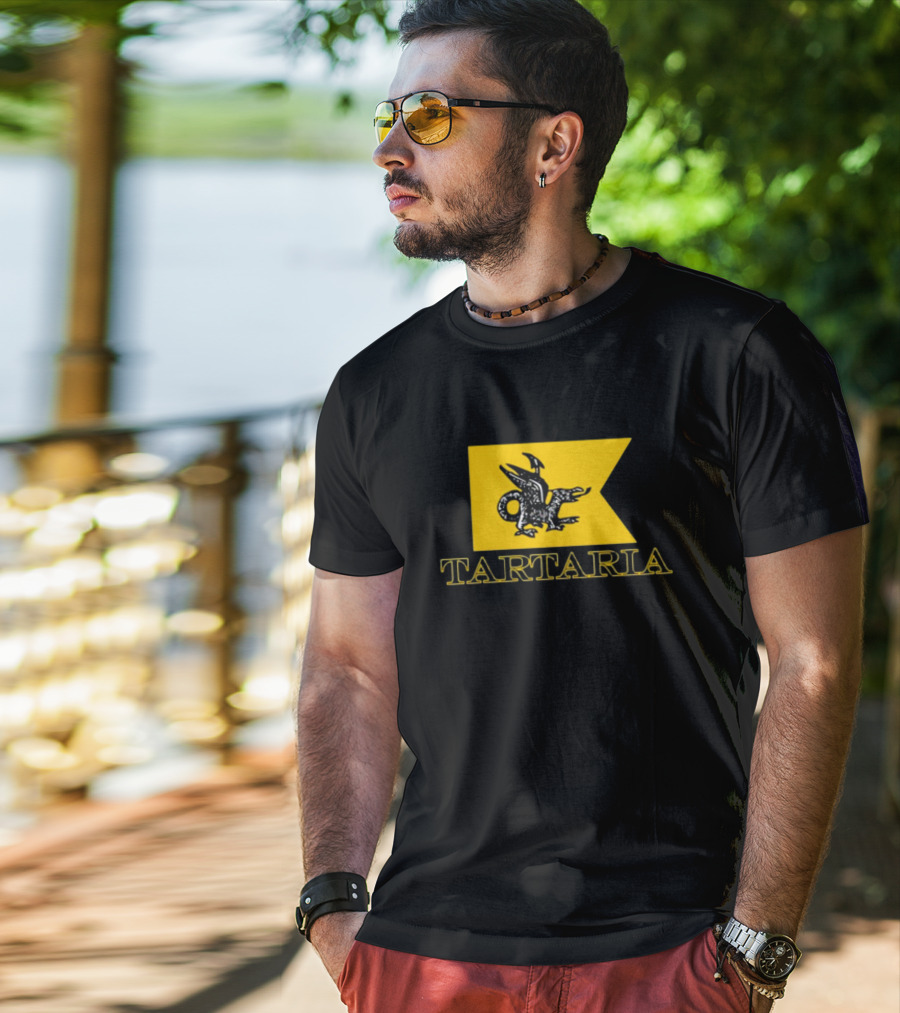 Tartaria Flag Emblem With Mythical Creature T-Shirt