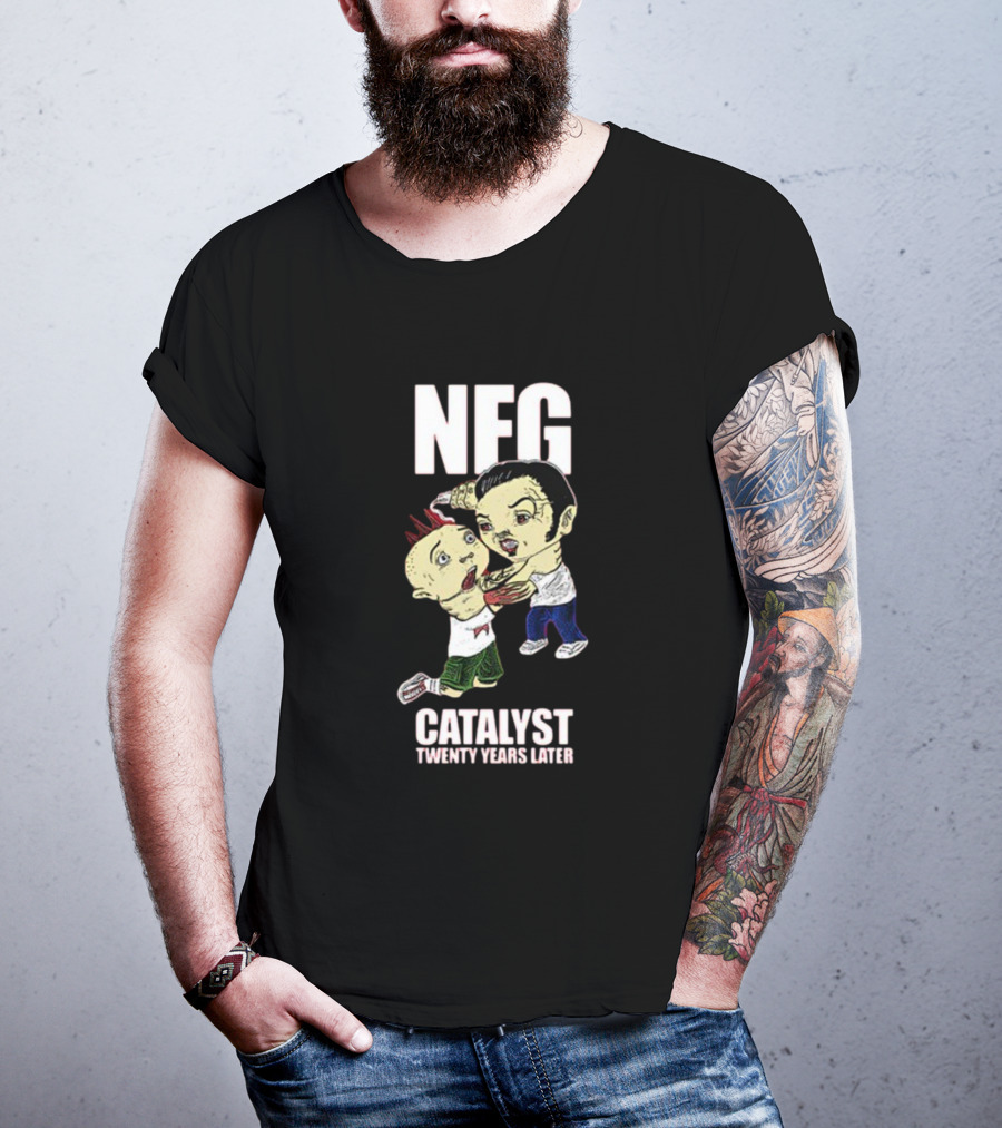 NFG Catalyst Twenty Years Later Cartoon Fight T-Shirt