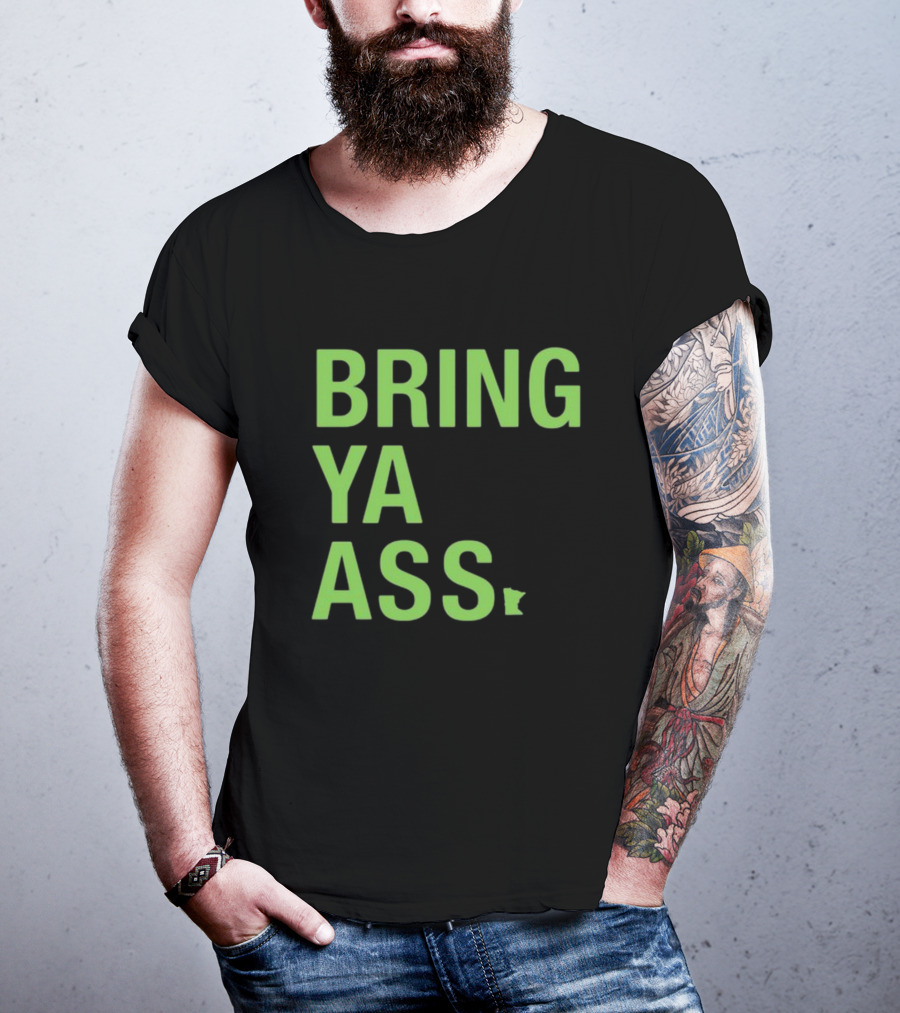Bring Ya Ass Sota Clothing Minnesota State Outline T-Shirt
