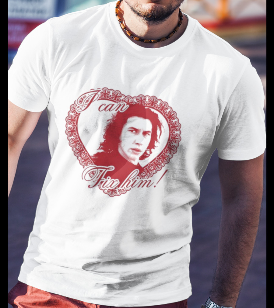 Tresshirts Camisa I Can Fix Him Kylo Ren Heart Frame T-Shirt