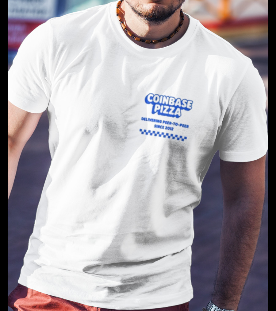 COINBASE PIZZA DELIVERING PEER-TO-PEER SINCE 2010 T-Shirt