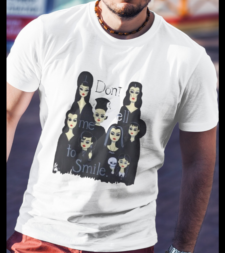 Celebrate World Goth Day El Gato Gomez’s Don’t Tell Me To Smile Group Of Gothic Women T-Shirt