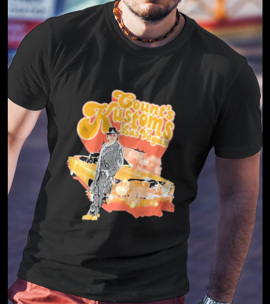 Count’s Kustoms Superfly Cadillac Eldorado Las Vegas Strip T-Shirt