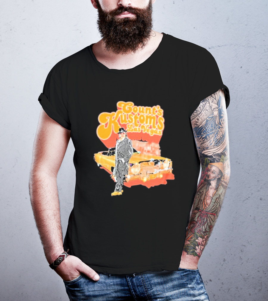 Count’s Kustoms Superfly Cadillac Eldorado Las Vegas Strip T-Shirt