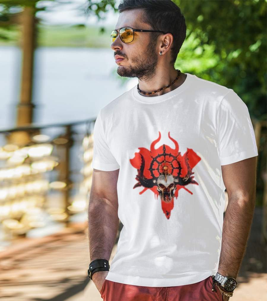 Slaves To Darkness Ravagers Skull And Chaos T-Shirt