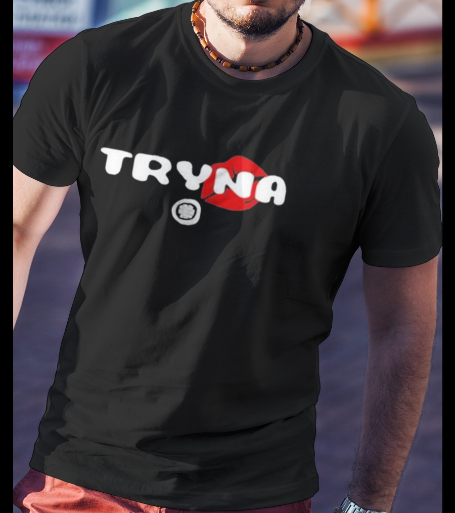 Loveland Tryna Lip Red Lips T-Shirt