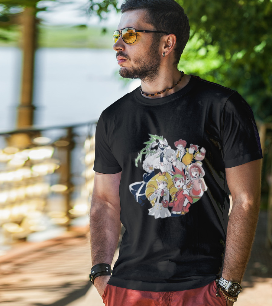 Mega Man Star Force Allies Heroes And Characters T-Shirt