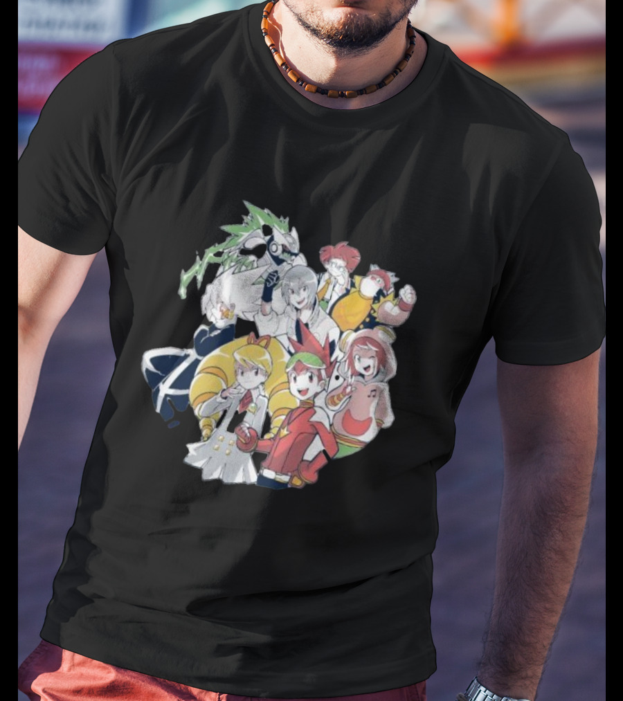 Mega Man Star Force Allies Heroes And Characters T-Shirt