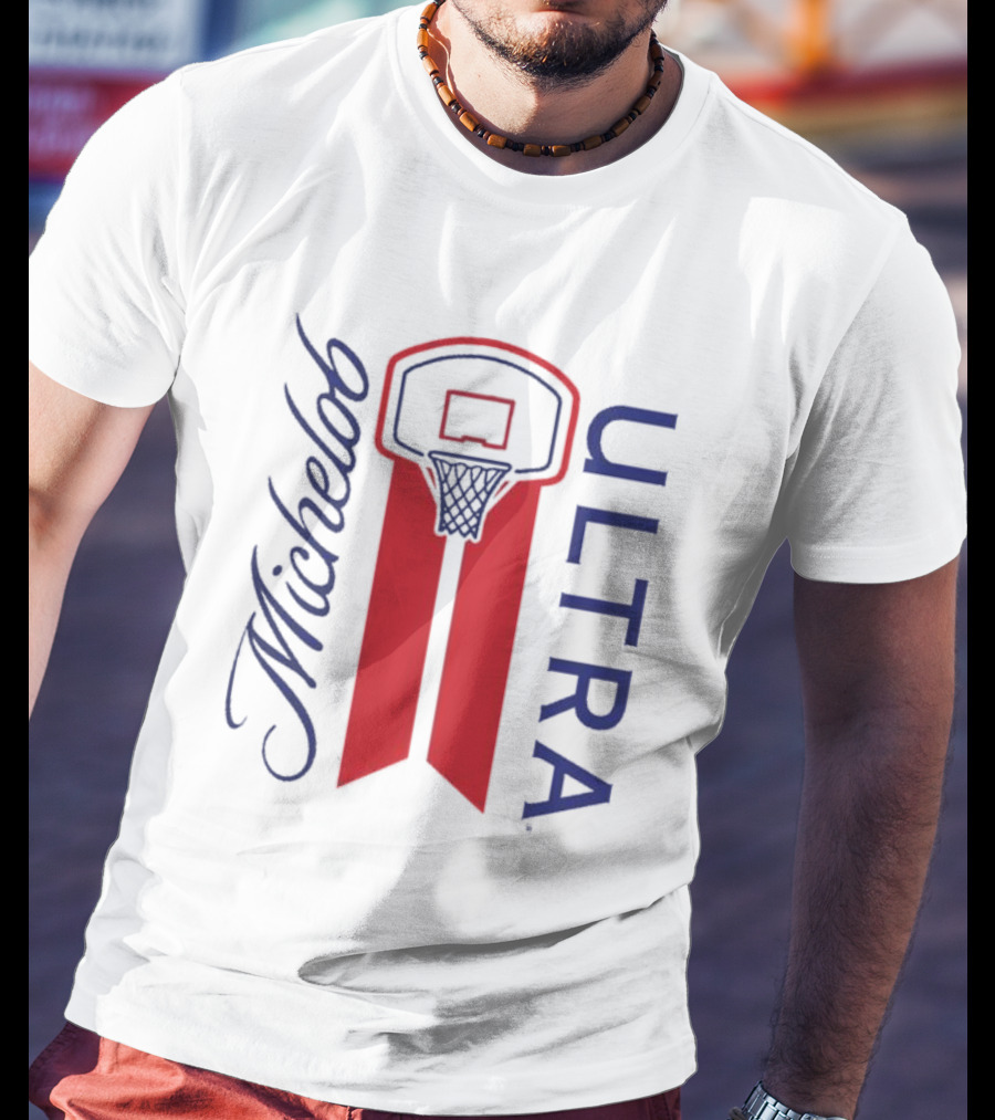 Michelob Ultra Basketball Hoop T-Shirt