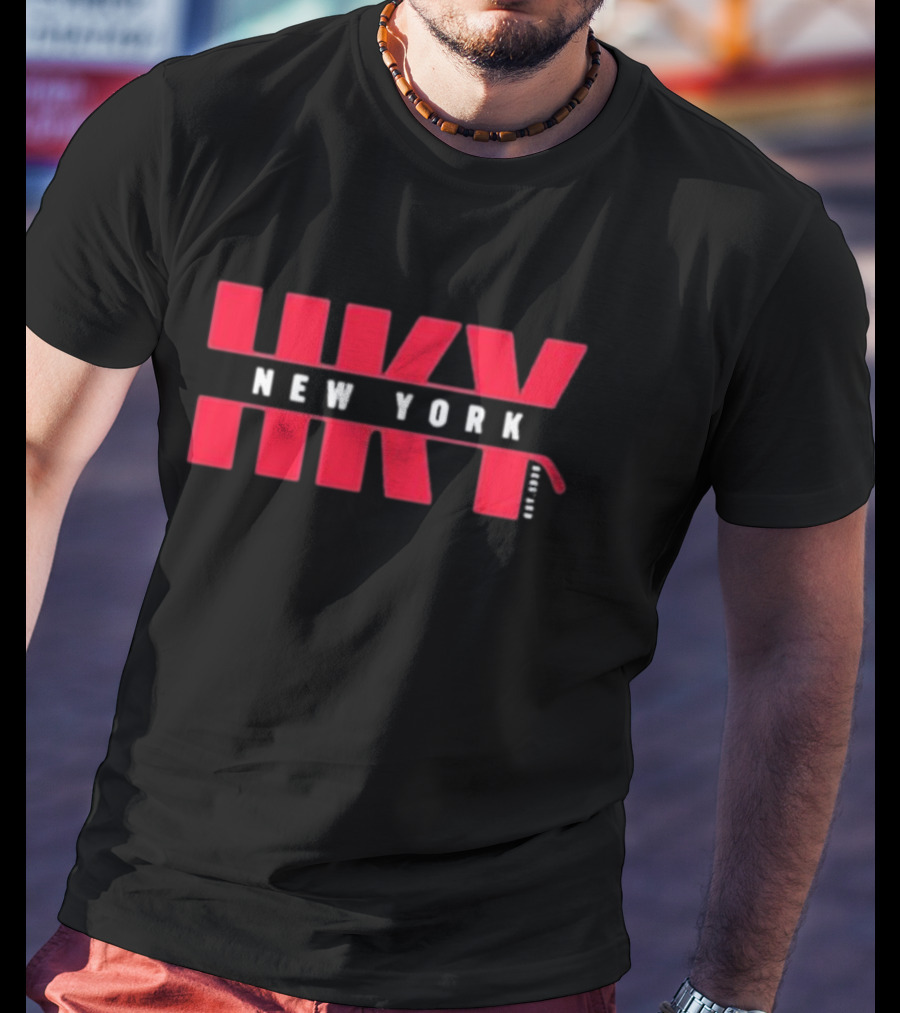 New York HKY Hockey Stick T-Shirt
