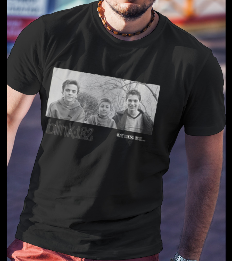 Blink-182 One More Time Album Cover Childhood Photo T-Shirt