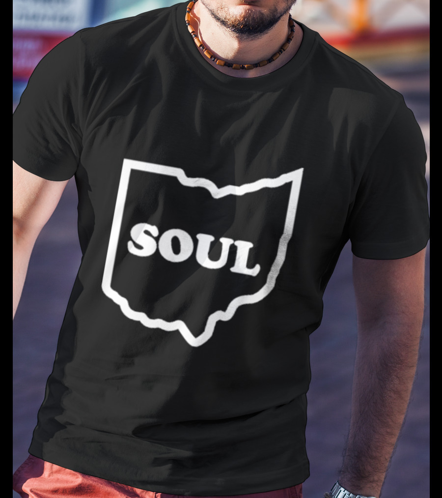 Colemine Records Ohio Soul In State Outline T-Shirt