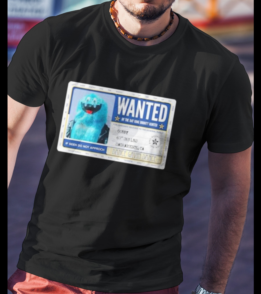 Dance Gavin Dance Wanted Gobby Rae King Bounty Hunter Sacramento T-Shirt