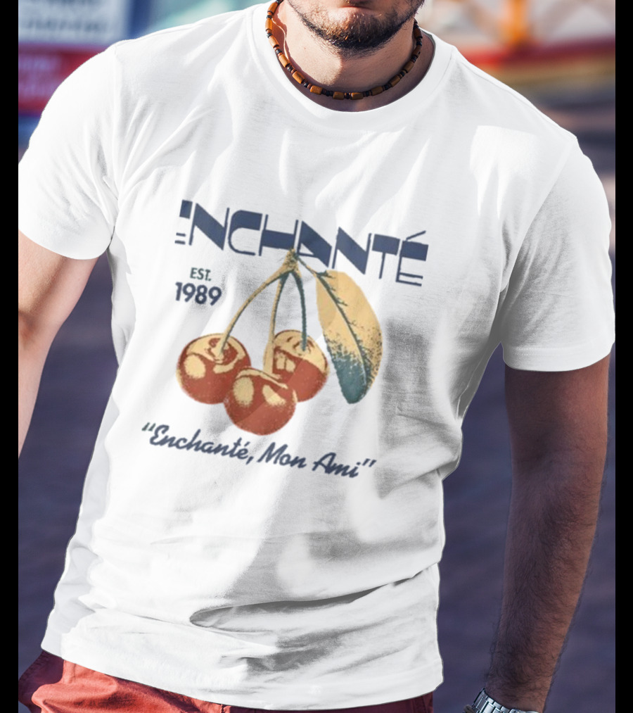 Daniel Ricciardo Enchante Est 1989 Enchanté Mon Ami Cherries T-Shirt