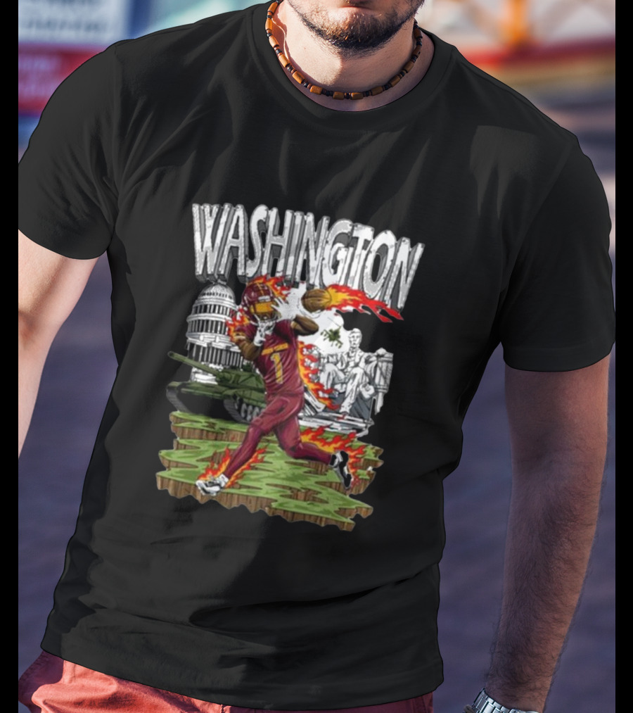 Washington Dark Horse JD X DH Football Capitol T-Shirt