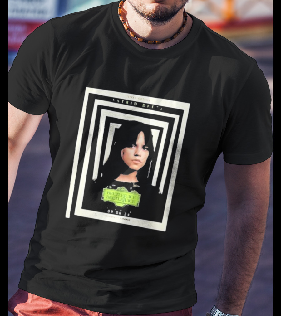 Jenna Ortega Astrid Deetz Beetlejuice 09 06 24 Warner Bros IMAX T-Shirt
